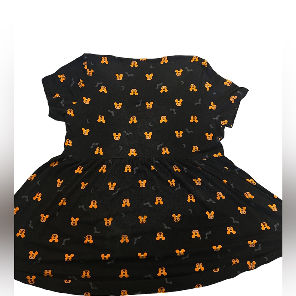 Mickey Mouse pumpkin head Lehigh low hem baby doll shirt - Picture 6 of 10